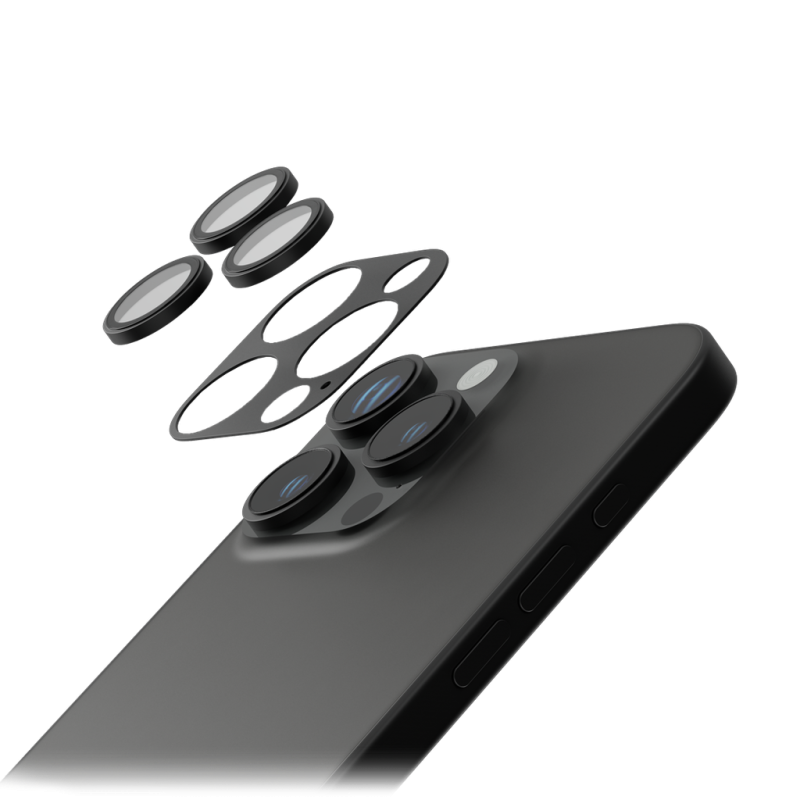 محافظ لنز دوربین لولو Levelo Trio Pro برای iPhone 16 Pro / Pro Max